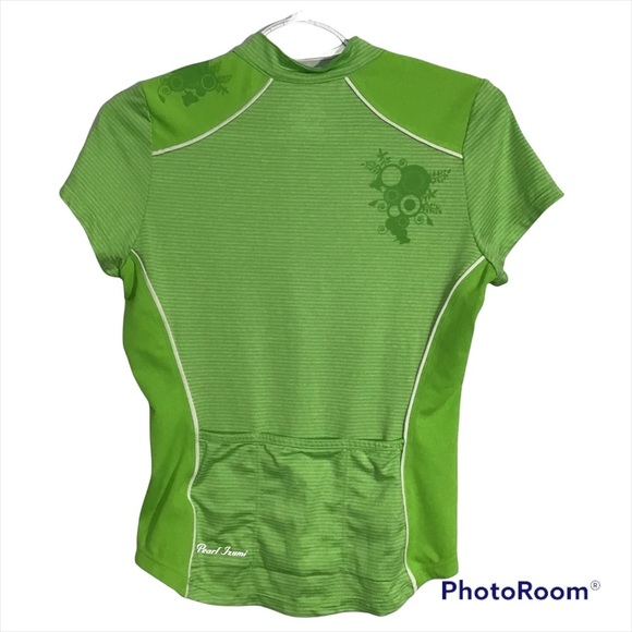Pearl iZumi Full Zip Short Sleeve Bicycling Top size S - Picture 3 of 7